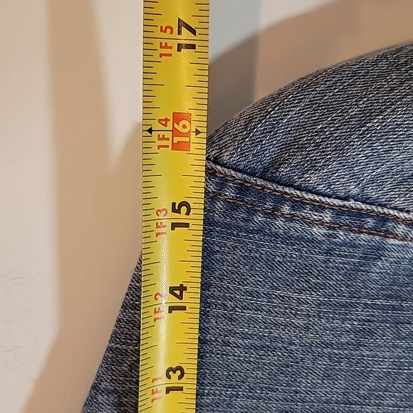 Banana Republic Raw Hem Denim Stylist Jacket Sz S - Picture 7 of 9